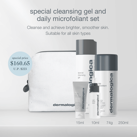 special cleansing gel and daily microfoliant set - Dermalogica Singapore