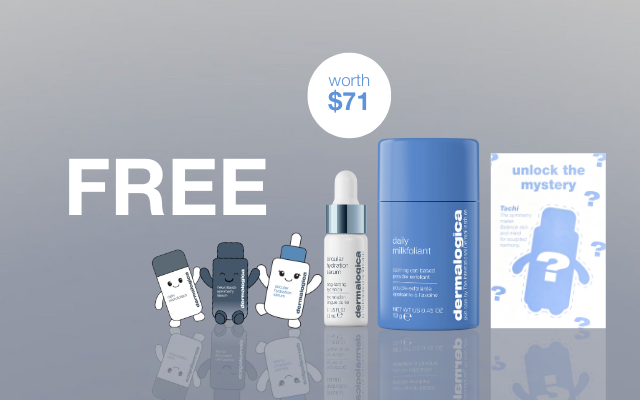 Title herefree circular hydration serum 3ml + daily milkfoliant 13g + limited edition blind box plushie