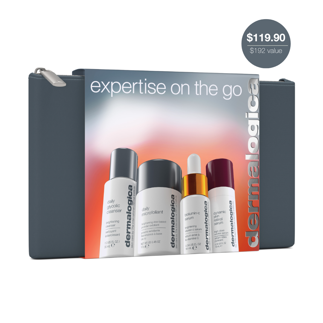 expertise on the go set (4 luxe trial size + free bag)