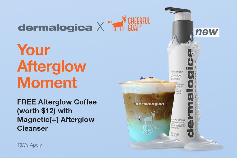Free limited edition Afterglow Coffee when you get a Magnetic[+] Afterglow Cleanser
