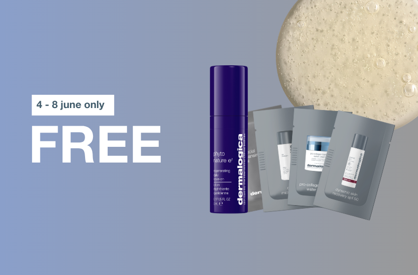 choose a dermalogica travel size with $140 spent