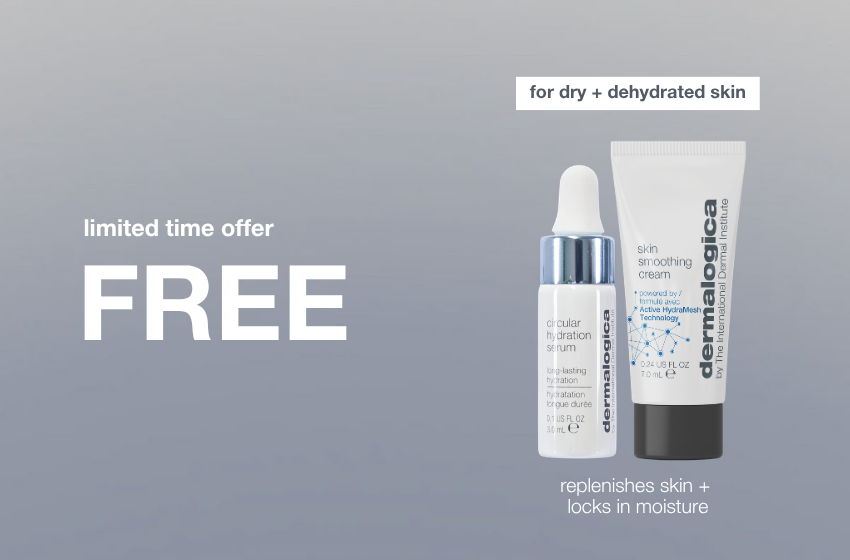 choose a dermalogica travel size with $140 spent