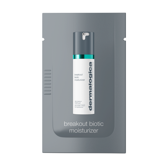 breakout biotic moisturizer sample