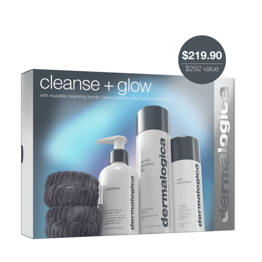 cleanse + glow set (3 full-size + free gift)