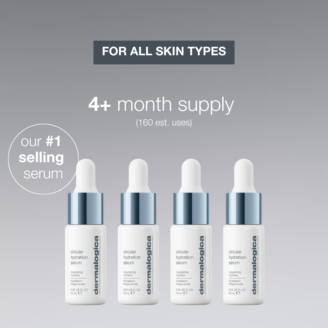 circular hydration serum 10ml travel x 4 bundle