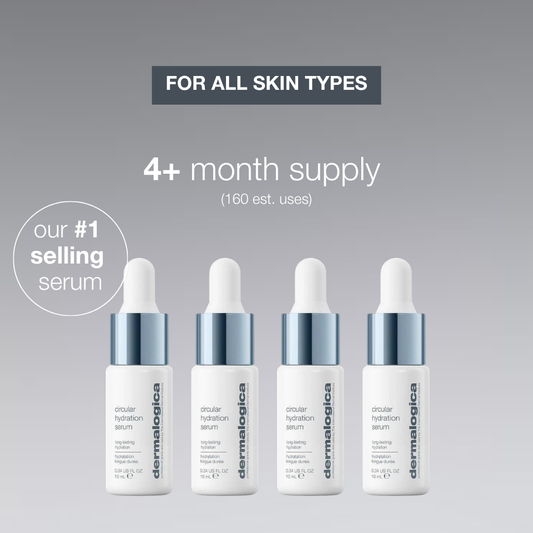 circular hydration serum 10ml travel x 4 bundle