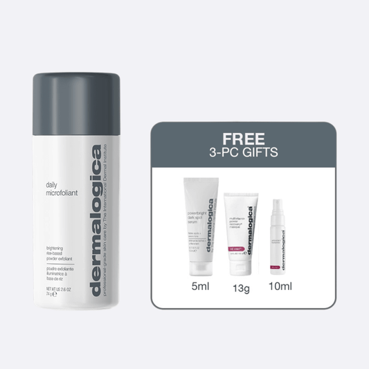 dermalogica daily microfoliant with 3 travel sizes bundle