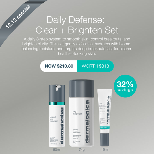 daily defense:  clear + brighten bundle