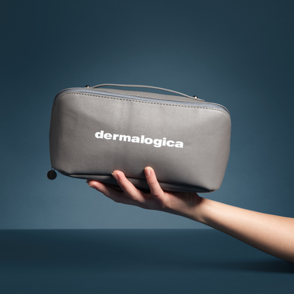 dermalogica grey open travel bag