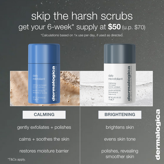 daily microfoliant and daily milkfoliant travel bundle