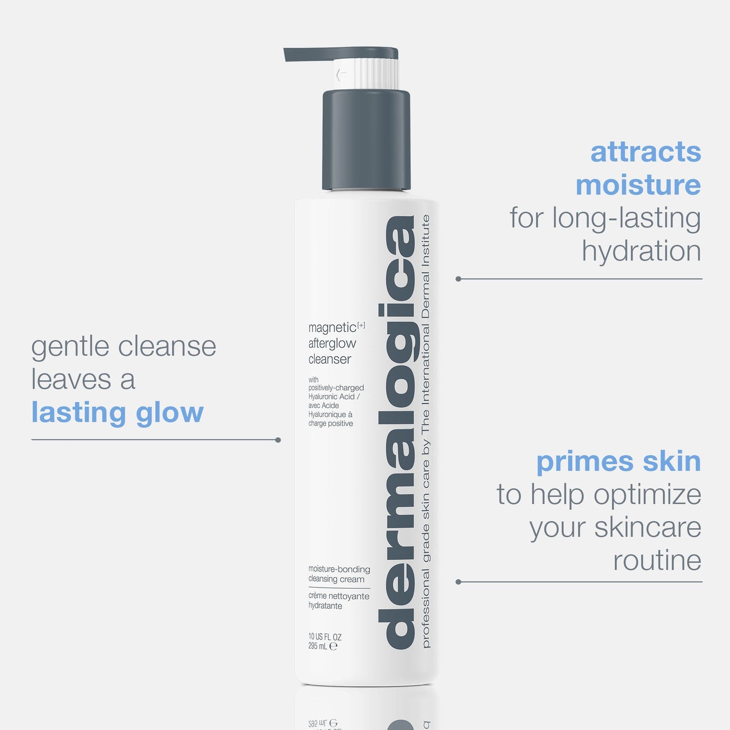 magnetic[+] afterglow cleanser 295ml