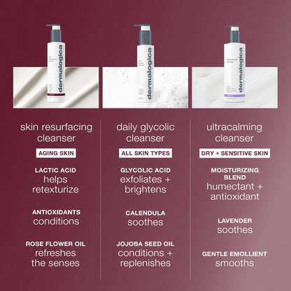skin resurfacing lactic acid cleanser