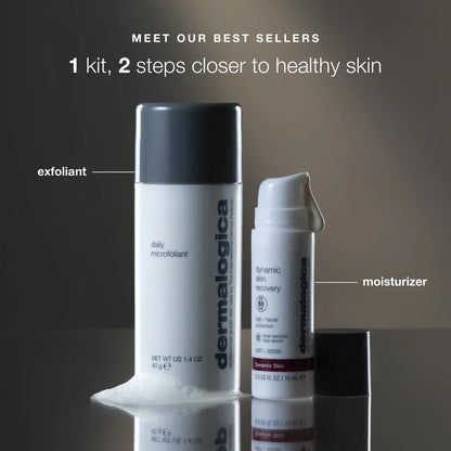 skin tranformation duo (daily microfoliant + dynamic skin recovery spf 50)