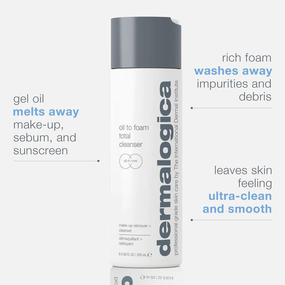 oil to foam total cleanser - Dermalogica Singapore