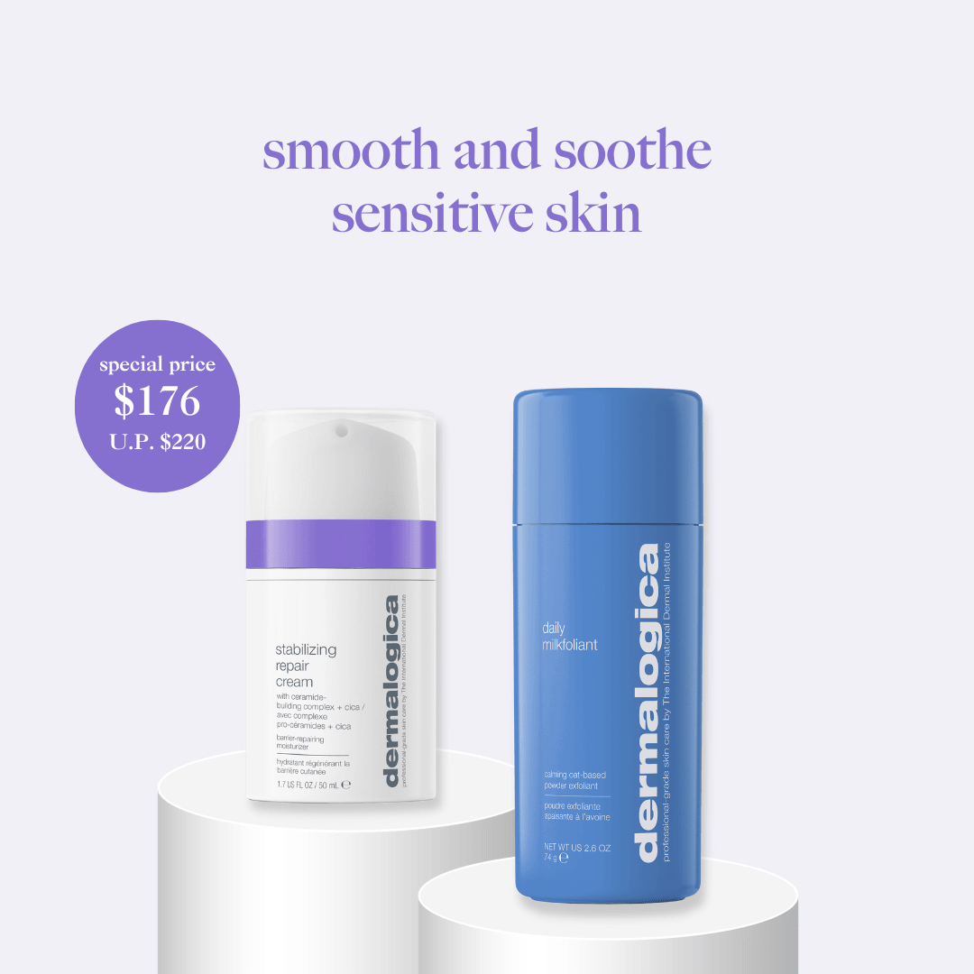 smooth and soothe sensitive skin with daily milkfoliant new stabilizing repair cream - Dermalogica Singapore